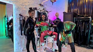 Peedolly a Rubbertoy and 3 nasty Rubber Goddesses